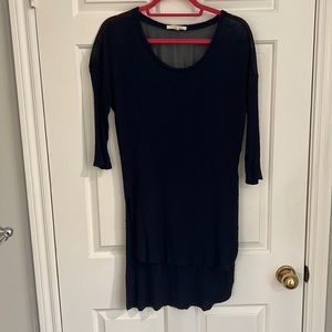 Anthropologie sheer knit blouse